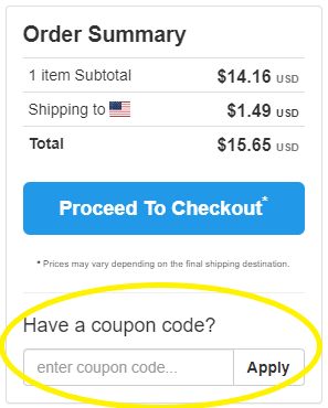 Applying Coupon Codes – Better World Books