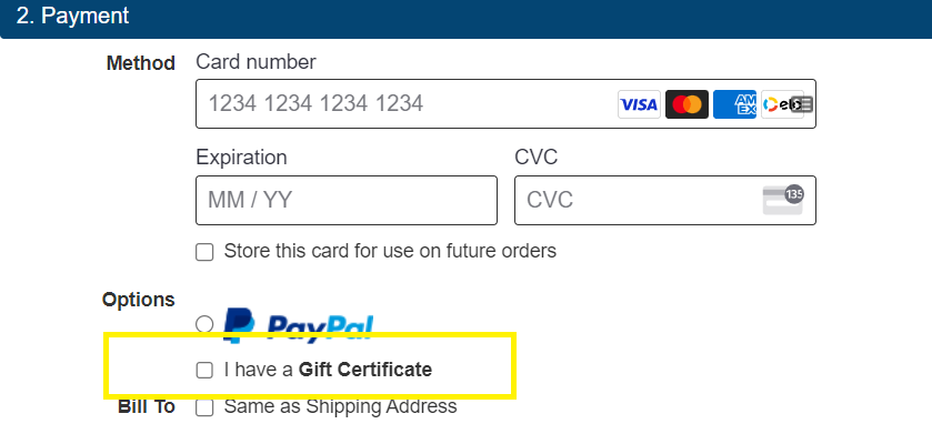 How do I determine the remaining balance on a gift card or e-gift card?